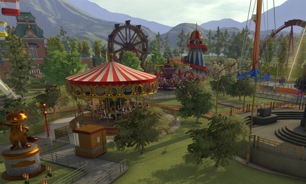 Atari over RollerCoaster Tycoon World