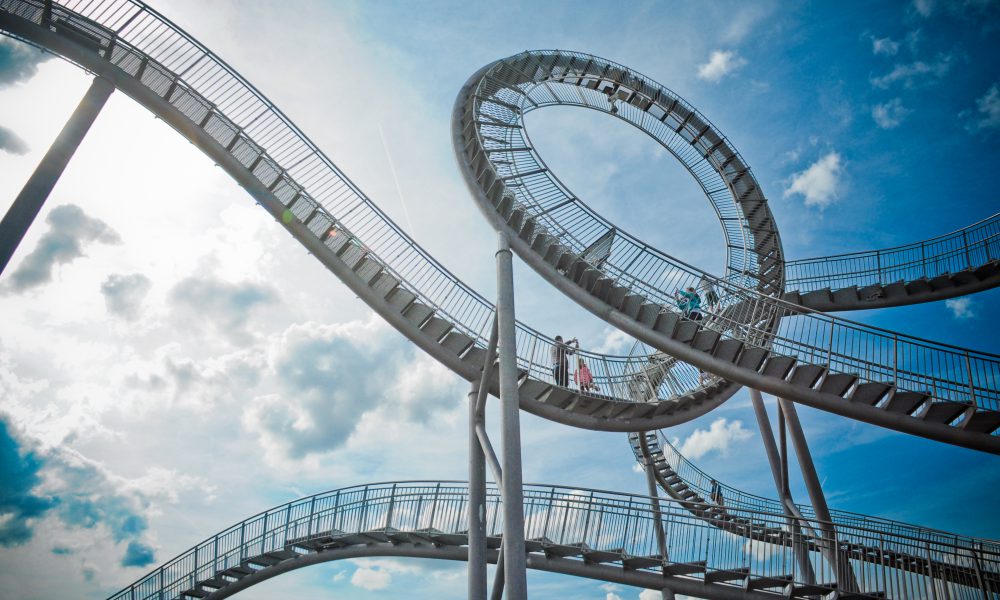 Op stap met fans: Tiger & Turtle / Magic Mountain