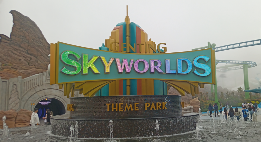 Over de plas – Genting Skyworlds 